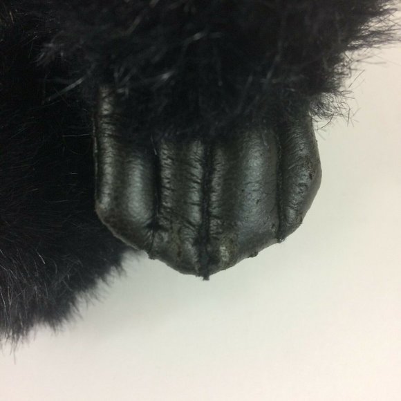 Wildlife Artists Black Bear Plush 11" Vinyl Paws Stuffed Animal Realistic Toy - Picture 4 of 12